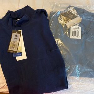 Set 2 mens mock turtleneck’s